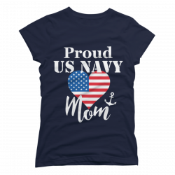 navy mom shirt
